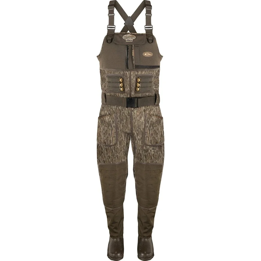 Drake Waterfowl LST Eqwader 2.0 Waders Mossy Oak Camo Neoprene Men Size 11 Stout